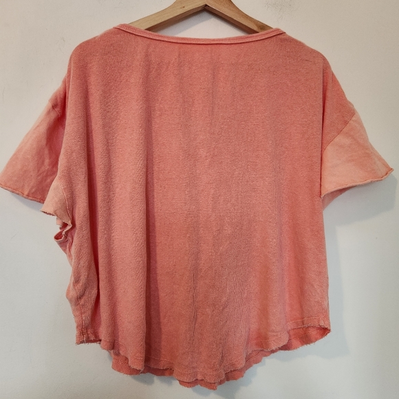NWOT Free People Ruffle Top Peach Color - Picture 6 of 6